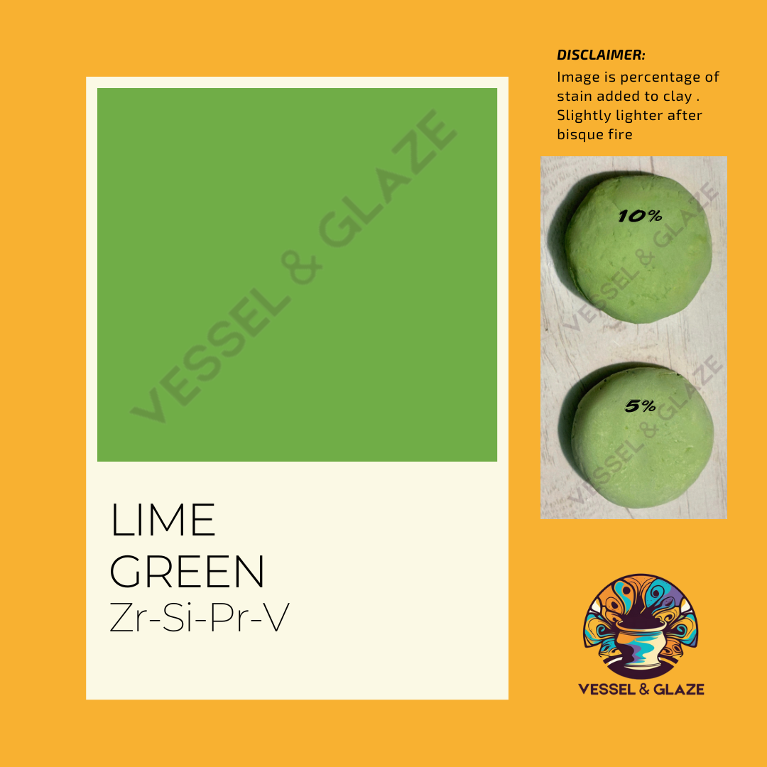 Mason Stains (Lime Green) - Vessel & Glaze