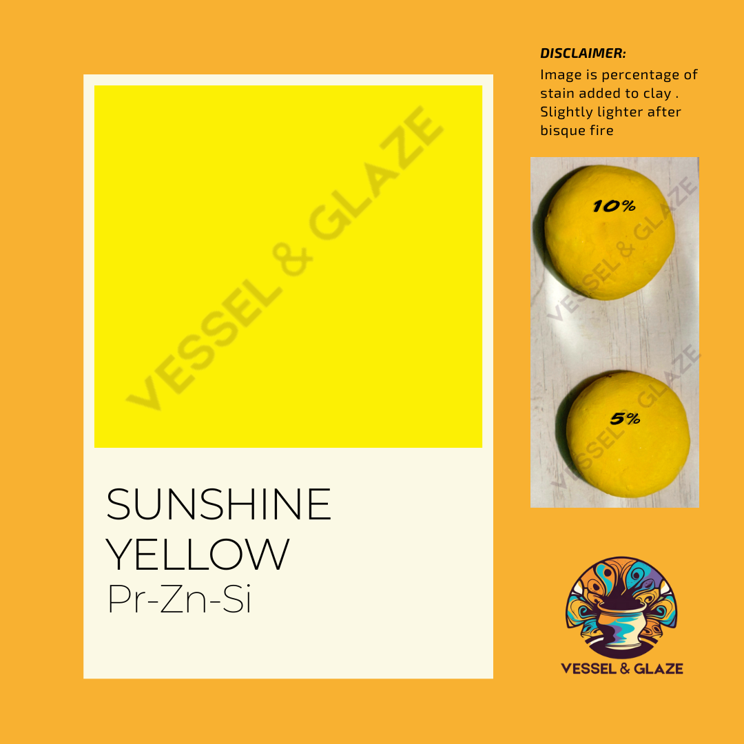 Mason Stains (Sunshine Yellow) - Vessel & Glaze