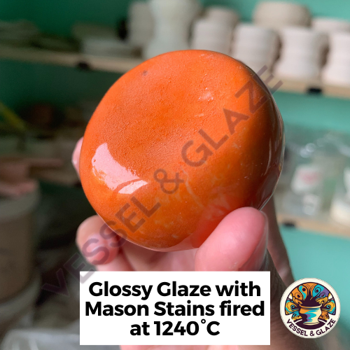 Clear or Transparent Glossy Liquid Glaze - Vessel & Glaze