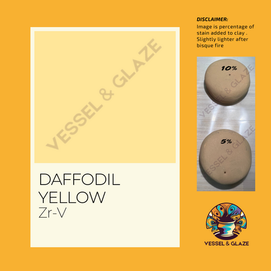 Mason Stains (Daffodil Yellow) - Vessel & Glaze