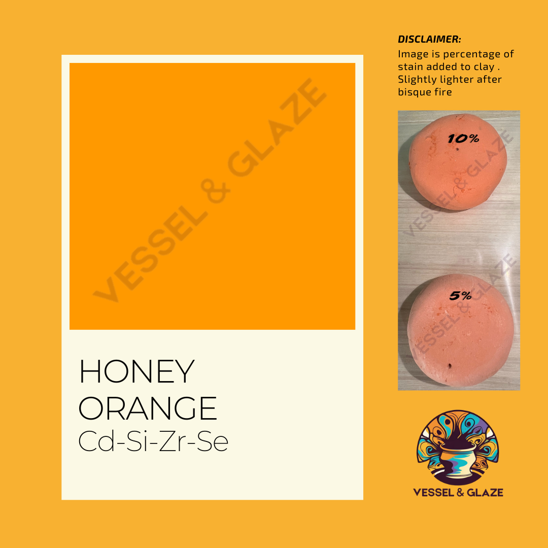 Mason Stains (Honey Orange) - Vessel & Glaze