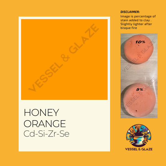 Mason Stains (Honey Orange) - Vessel & Glaze