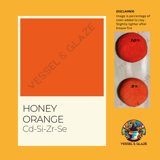 Mason Stains (Honey Orange) - Vessel & Glaze
