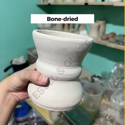 1kg Off-White Stoneware or Ceramic Clay Moist (Cone 5 to 10) - Vessel & Glaze