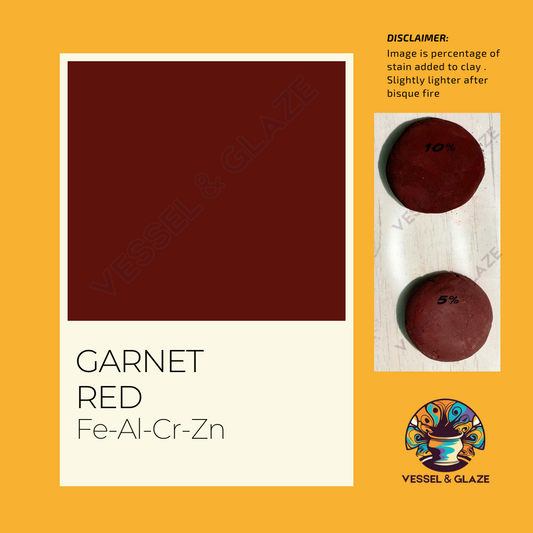 Mason Stains (Garnet Red) - Vessel & Glaze