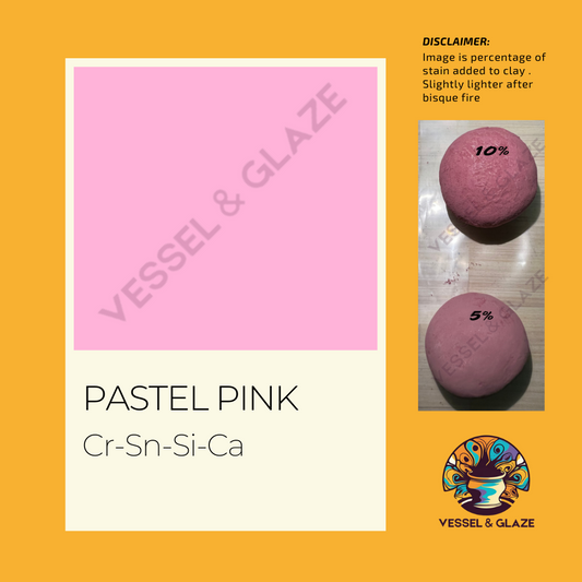 Mason Stains (Pastel Pink) - Vessel & Glaze