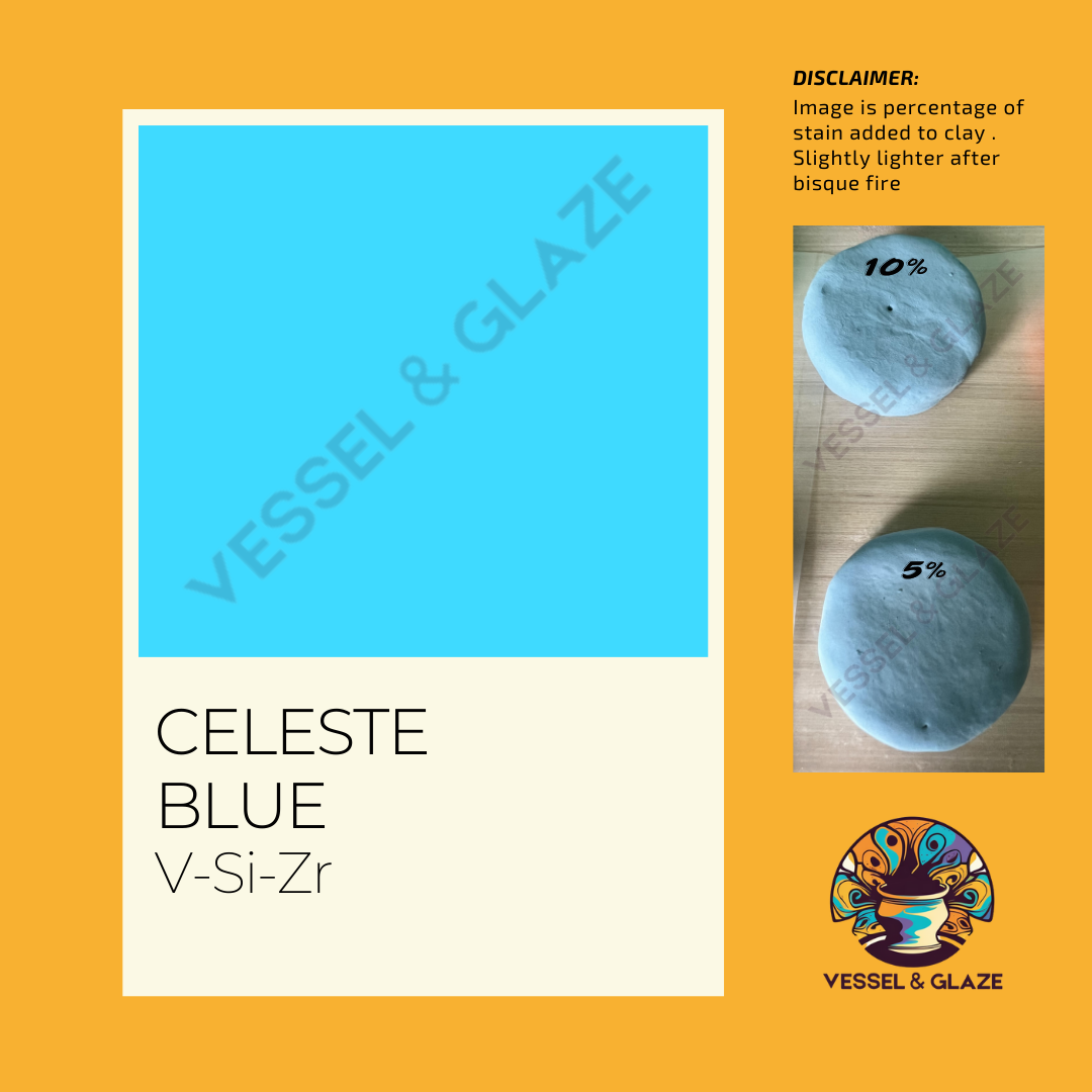 Mason Stains (Celeste Blue) - Vessel & Glaze