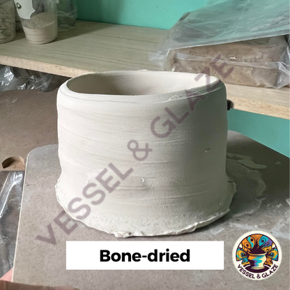 1kg White Stoneware or Ceramic Clay Moist (High Plasticity) (Cone 6 to 10) - Vessel & Glaze