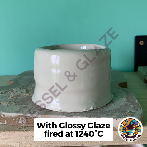 1kg White Stoneware or Ceramic Clay Moist (High Plasticity) (Cone 6 to 10) - Vessel & Glaze